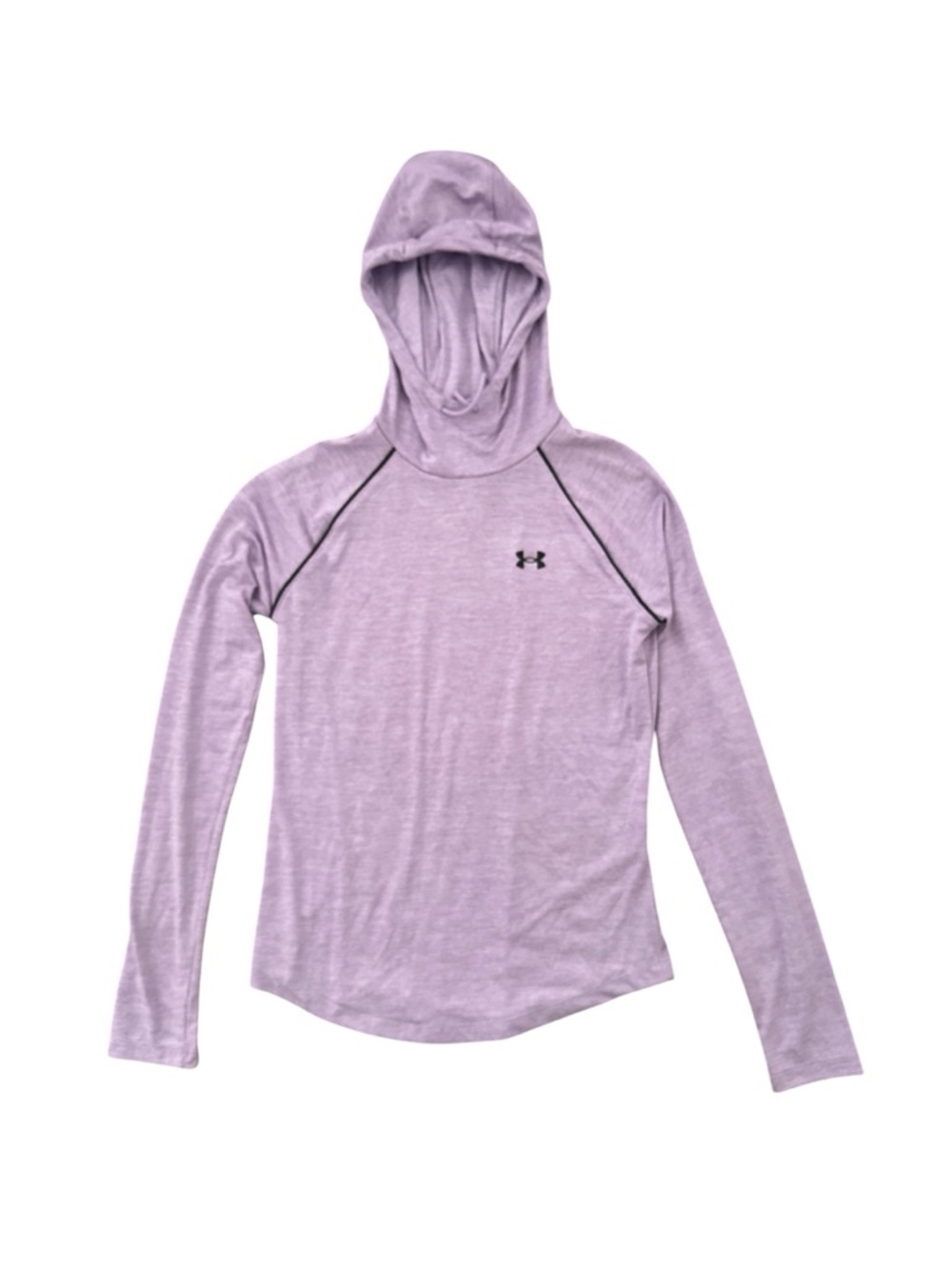 Under Armour Lavender/Pink Lightweight Hooded Performance Top XS